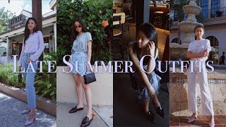 「Late Summer Outfits」夏末穿搭  Spent a day in Disney Springs 【SoL】 [upl. by Nol]