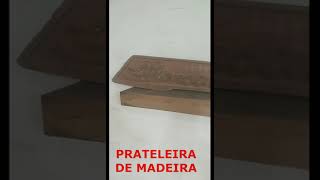 prateleira de madeira reciclada dicas de marcenaria diy faça você mesmo shorts [upl. by Euqinomad654]