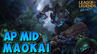 Ап Маокай на мід  Maokai  LoL Wild Rift [upl. by Atirihs]