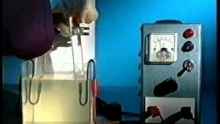 electrolysis of brine [upl. by Anohsal]