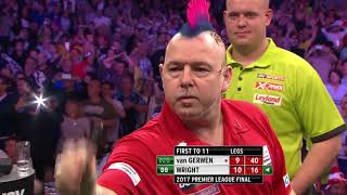 Wright v Van Gerwen  Premier League Final 2017 [upl. by Hermes571]