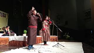 Ladakhi Modern Song By Padma Dolkar and Dorjey Stakmo at Abhinav Theatre jammu [upl. by Oisangi]