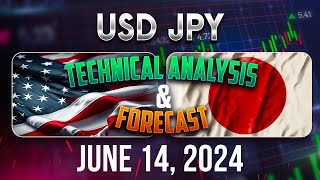 Latest USDJPY Forecast and Technical Analysis for June 14 2024 [upl. by Goda529]