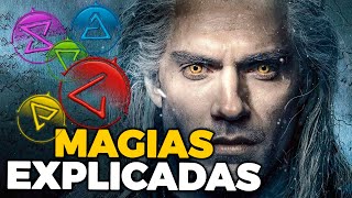 THE WITCHER  TODOS OS SINAIS MAGIAS ULTILIZADOS NA SERIE [upl. by Hnim720]