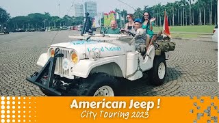 AMERICAN JEEP CITY TOURING 2023 JAKARTA [upl. by Tnattirb310]