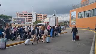 NAPLES International Airport Bus To City Centre Alibus [upl. by Trinatte]