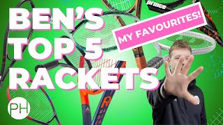 REVIEW TOP 5 TENNIS RACKETS 2024  COACH PICKED  BEN EDITION  Tennis Coach [upl. by Bourque]