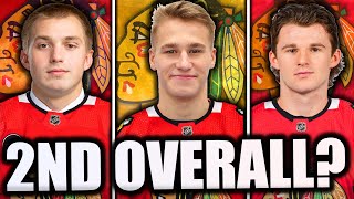 Who Should the Chicago Blackhawks Pick In the 2024 NHL Draft… [upl. by Eillo397]