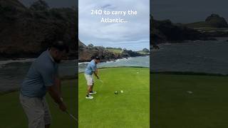 15 tee at Cabot St Lucia 240 to clear… 320 to the green golfhole yourubeshorts golf [upl. by Amund]