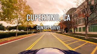 Cupertino Sunset Drive in 4K [upl. by Shien]