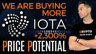 BUYING MORE IOTA Coins With 2300 Potential  IOTA CRYPTO NEWS amp IOTA Price Prediction 2024  2025 [upl. by Ahsini]