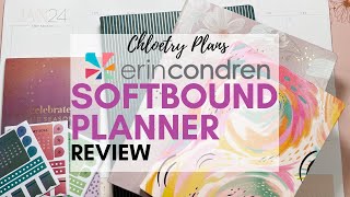 Erin Condren Softbound Planner Review 2024  Chloetry Plans [upl. by Ynamrej]