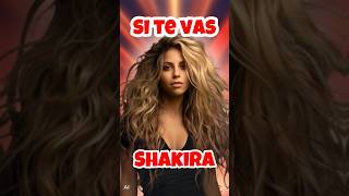 Shakira  Si Te Vas Letras 🔥🎶 shorts [upl. by Langille]