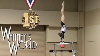 Whitney Bjerken  2nd Level 8 Gymnastics Meet  All Around Champion [upl. by Enitsej]