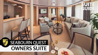 Seabourn Quest  Owners Suite Full Walkthrough Tour  4K [upl. by Noryt]