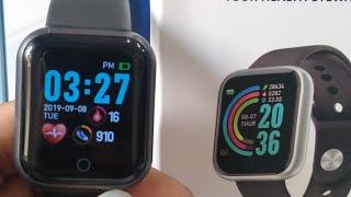 Smart Bracelet How to set Time  Charging  Fitness Track unboxing ampQuick setting to smartphone [upl. by Kamal960]