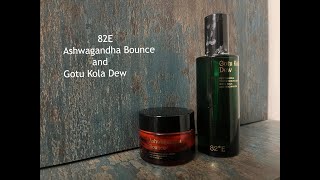 Review 82E  Deepika Padukone Ashwagandha Bounce Moisturiser and Gotu Kola Dew Toner and serum [upl. by Rebekkah867]