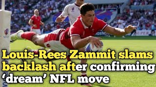 LouisRees Zammit slams backlash after confirming ‘dream’ NFL move [upl. by Ehc]