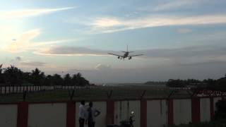 air arabia A320 landing at trivandrum airport [upl. by Eserehc]