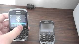 TECH REVIEW BlackBerry Curve 9300 vs BlackBerry Curve 9320 Comparison [upl. by Attaynek]