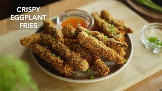 How to cook Crispy Talong Fries  Eggplant Fries Recipe [upl. by Pontone]