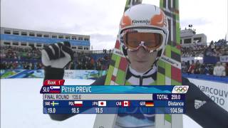 Ski Jumping Normal Hill  Final Round  Vancouver 2010 Winter Olympic Games [upl. by Suhploda]