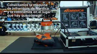 Botas de esquí alpino Nordica Termoformado por infrarrojos y succión [upl. by Nealson]