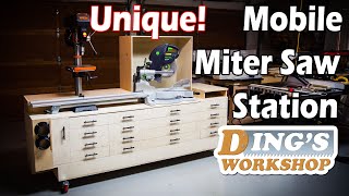 One of a Kind The Best Mobile Miter Saw Station for my Festool Kapex [upl. by Ambrose]