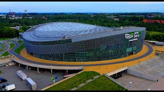 PRE ZERO ARENA GLIWICE POLAND 2024 DRONE VIEW  WIDOK Z DRONA [upl. by Akirret]