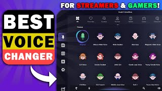 BEST RealTime Voice Changer for YOUTUBERS amp STREAMERS on PC [upl. by Stephana]