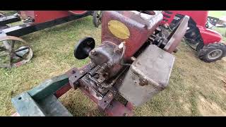 Dishpan Fairbanks Moris engine ticking away at the Ancaster Fall Fair [upl. by Nelyahs]