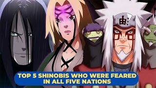 Top 5 Shinobis Organizations Who Were Feared In All Five Nations [upl. by Eselahc699]