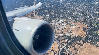 SMOOTHEST LANDING EVER ANA Boeing 777300ER approach amp landing in San Francisco [upl. by Onitnevuj738]