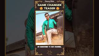 Game Changer Teaser Date 🤩  Game Changer  ramcharan gamechanger shortvideo [upl. by Eillil]