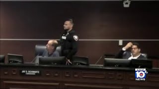 Drama breaks out at Pembroke Pines commission meeting [upl. by Ellord]