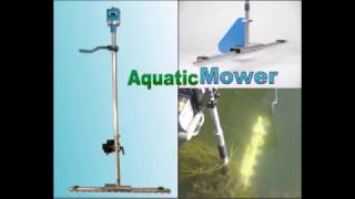 Aquatic Mower  Boat Mounted Lake Weed Cutter Seaweed Cutting Machine [upl. by Drof242]