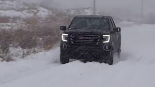 2019 GMC SIERRA AT4 OFFROAD SNOW ACTION [upl. by Tamer]