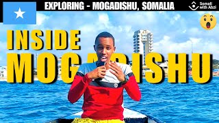 Inside Mogadishu  Explore Somalia with me  Lido Beach [upl. by Llamaj]