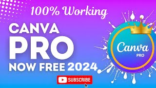 How to Get CANVA PRO Team Invite Link FREE 2024 Tutorial [upl. by Allenad]