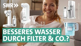 Leitungswasser Mineralwasser Filter und Sprudler im Check  Preiswert nützlich gut [upl. by Anesuza]