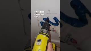 The dimpler 😆 perfect drywall screw depth tools handyman shorts [upl. by Ahsek518]