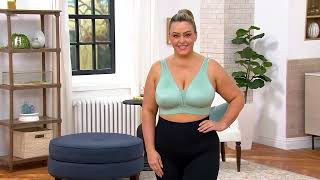 Jockey Forever Fit Wirefree Bra with Mesh on QVC [upl. by Brandwein]