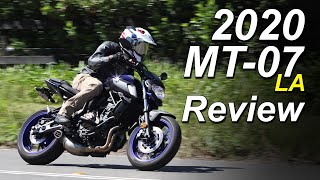 2020 Yamaha MT07 LA Review  LAMS Edition [upl. by Ronal]