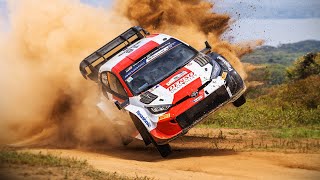 The Best of WRC Rally 2023  Crashes Action and Raw Sound [upl. by Ykciv]