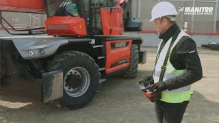 Manitou MRT 3060 Vision Rotating Telehandler with Remote Control [upl. by Ladin459]