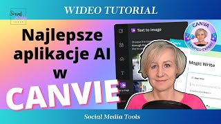 Sztuczna inteligencja w Canvie czyli najlepsze aplikacje AI w Canvie  jak generować tekst i obrazy [upl. by Block]