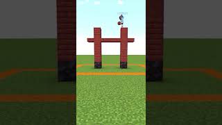 1 Chunk Torii Gate Design minecraftbuilding toriigate mcyt mc gaming minecraftbuild [upl. by Sirtimid]