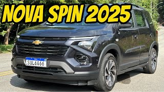 Nova Chevrolet Spin 2025  MAIS EQUIPADA MAIS ECONÔMICA E MAIS BONITA [upl. by Eihcir]