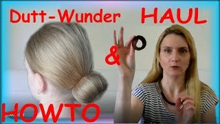 Das Dutt Wunder  Schnell und einfach  😅  zum Dutt Hairstyle Haul  HowTo [upl. by Azalea926]