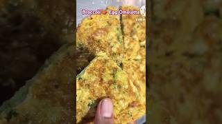 Healthy breakfast 🥦 🥚🌶️Omelette  Egg amp Steamed Broccoli Omelette  viral shorts omelettes [upl. by Annawak]